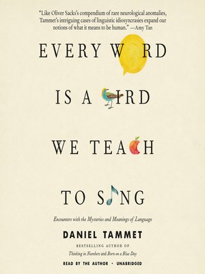 cover image of Every Word Is a Bird We Teach to Sing